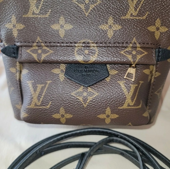 Louis Vuitton Mini Palm Springs Backpack Monogram Flower New Tags - Picture 9 of 17